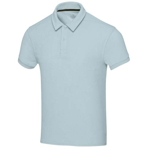 Polo recyclé promotionnel 230g certifié GRS Akoya Cloud Blue
